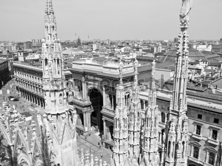 Stok fotoğraf: Milan · Gotik · katedral · kilise · İtalya