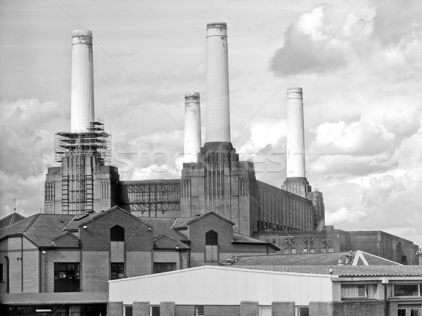 London Kraftwerk england industriellen Retro Architektur Stock foto © claudiodivizia