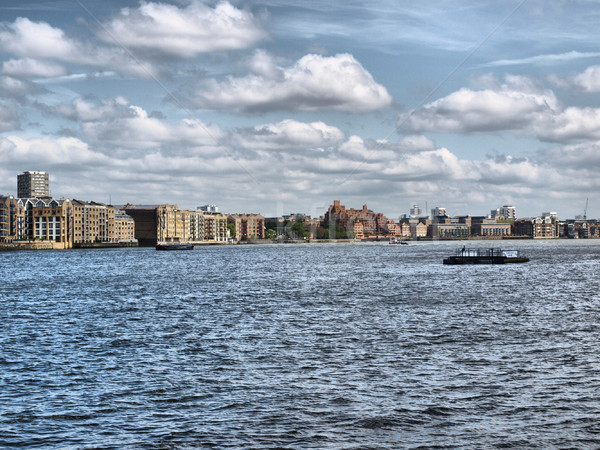 Londra fiume thames alto dinamica Foto d'archivio © claudiodivizia