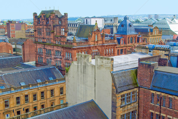 Glasgow şehir İskoçya ufuk çizgisi görmek Stok fotoğraf © claudiodivizia