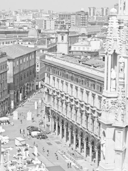 Milánó Olaszország kilátás város Milánó épület Stock fotó © claudiodivizia