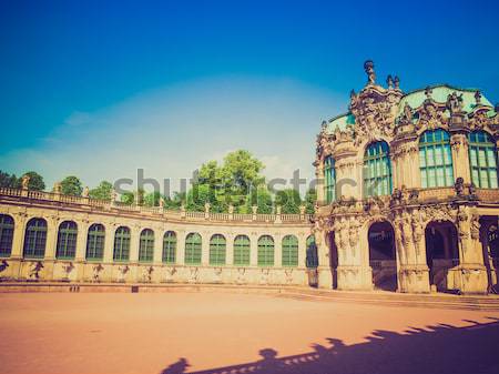 Дрезден дворец выставка галерея суд ретро Сток-фото © claudiodivizia