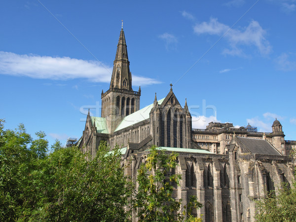 Glasgow katedral yüksek inşaat duvar dizayn Stok fotoğraf © claudiodivizia