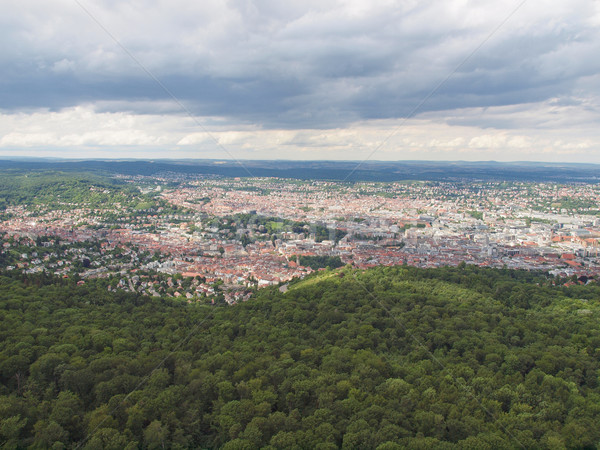 Stockfoto: Duitsland · stad · skyline · panorama · toren