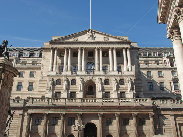 Bank england geschichtlich Gebäude London Jahrgang Stock foto © claudiodivizia