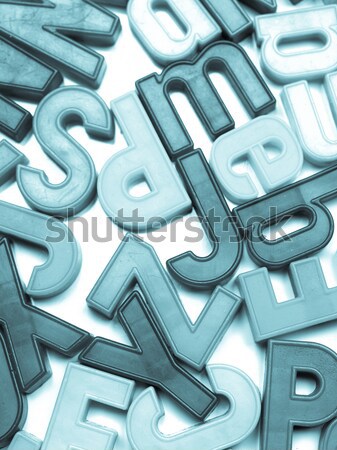 Letters picture Stock photo © claudiodivizia