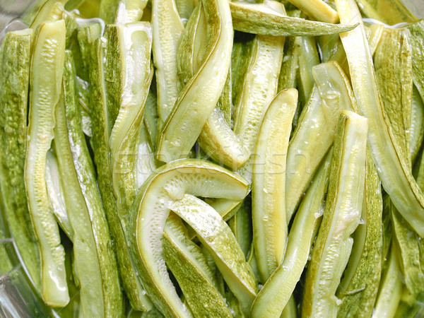 Stock photo: Courgettes zucchini