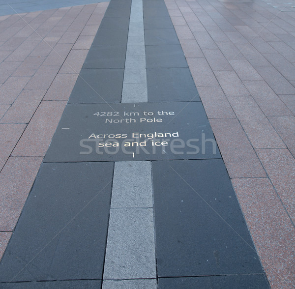 The prime meridian in Greenwich Stock photo © claudiodivizia