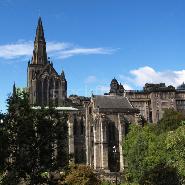 Glasgow katedral yüksek inşaat duvar kilise Stok fotoğraf © claudiodivizia