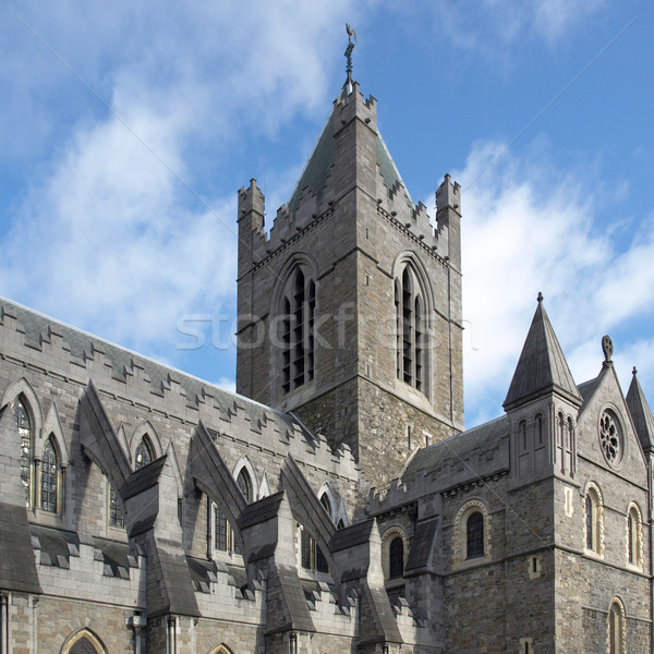 Christ Kirche Dublin alten gotischen Kathedrale Stock foto © claudiodivizia