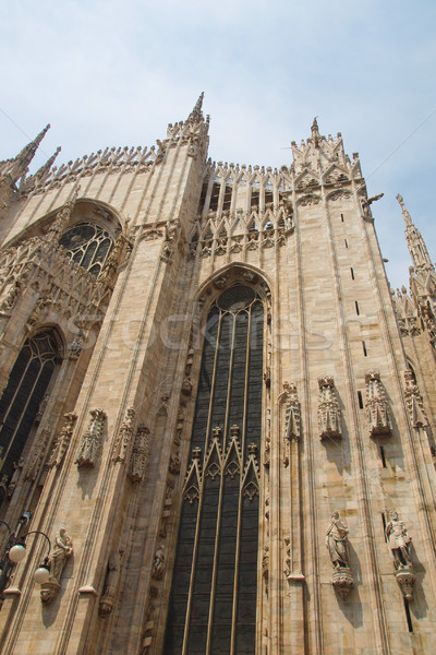 Milan gótico catedral igreja Itália Foto stock © claudiodivizia