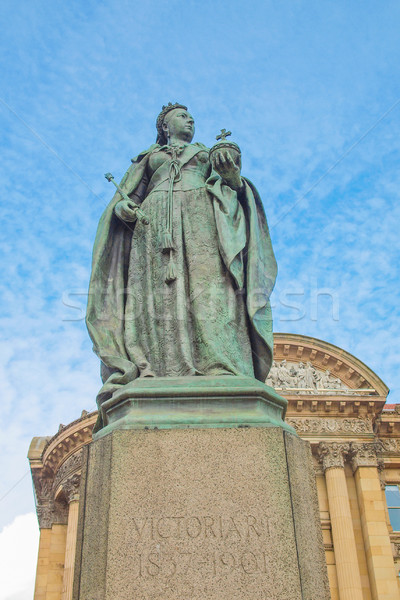 королева статуя Бирмингем Англии Сток-фото © claudiodivizia