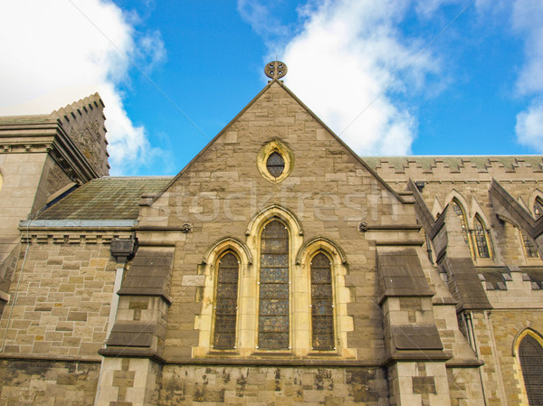 Christ Kirche Dublin gotischen Architektur Stil Stock foto © claudiodivizia