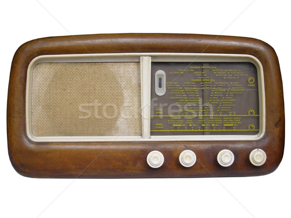 Old AM radio tuner Stock photo © claudiodivizia