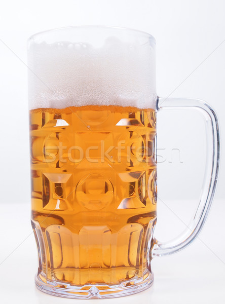 Lager beer glass Stock photo © claudiodivizia