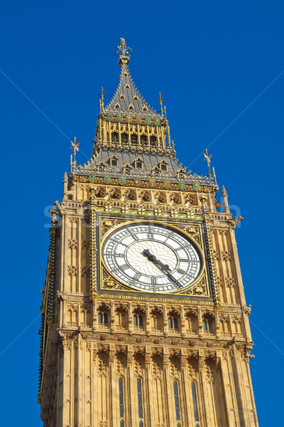 Big Ben huizen parlement westminster paleis Londen Stockfoto © claudiodivizia