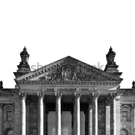 Foto d'archivio: Berlino · parlamento · Germania · isolato · bianco · costruzione