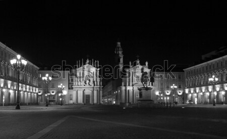 Piazza San Carlo, Turin Stock photo © claudiodivizia