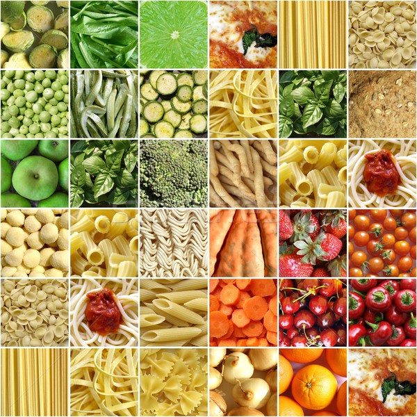 Food collage Stock photo © claudiodivizia