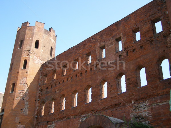 Romaine Italie ville mur architecture [[stock_photo]] © claudiodivizia