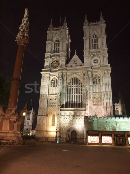 Westminster abbazia chiesa Londra notte view Foto d'archivio © claudiodivizia