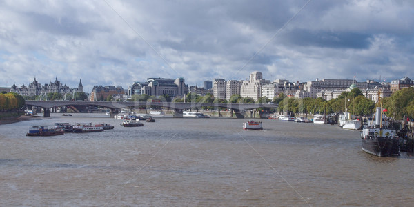 Foto stock: Río · thames · Londres · panorámica · vista · Europa