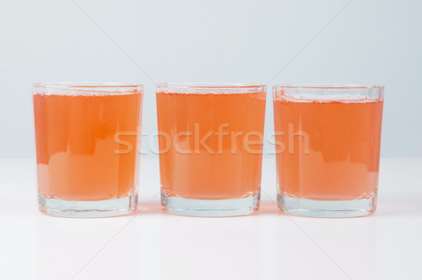 Suc de portocale mic dejun continental tabel fruct sticlă bar Imagine de stoc © claudiodivizia