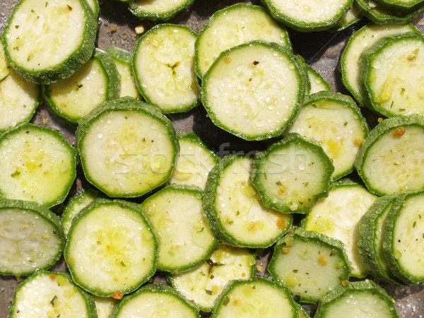 Zucchini grünen Gemüse nützlich Hintergrund Muster Stock foto © claudiodivizia