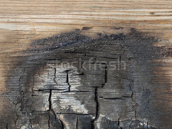 Burned wood Stock photo © claudiodivizia