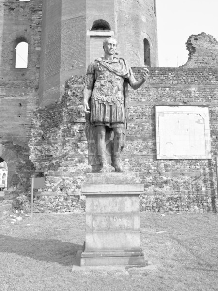 Цезарь статуя towers Италия ретро Сток-фото © claudiodivizia