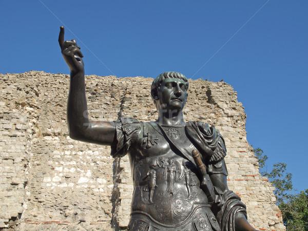 Stockfoto: Keizer · standbeeld · oude · Romeinse · Londen · architectuur