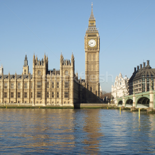 Big Ben London Häuser Parlament Westminster Palast Stock foto © claudiodivizia