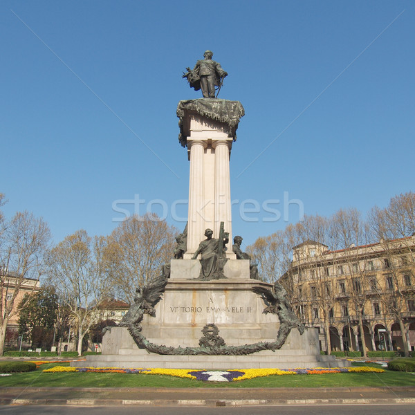 Stock photo: Vittorio Emanuele II statue