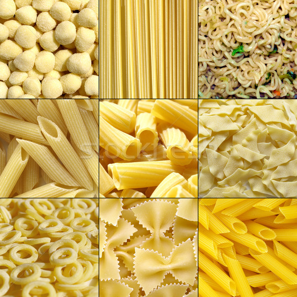 Pasta collage Stock photo © claudiodivizia