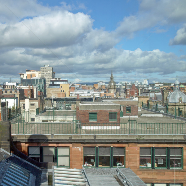 Glasgow ciudad Escocia horizonte panorama Foto stock © claudiodivizia