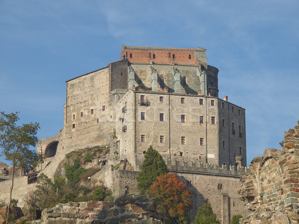 Sacra di San Michele abbey Stock photo © claudiodivizia