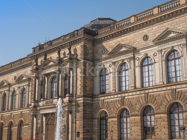 Дрезден дворец выставка галерея суд ретро Сток-фото © claudiodivizia