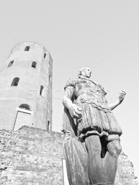 Romana estatua antigua emperador ciudad Foto stock © claudiodivizia