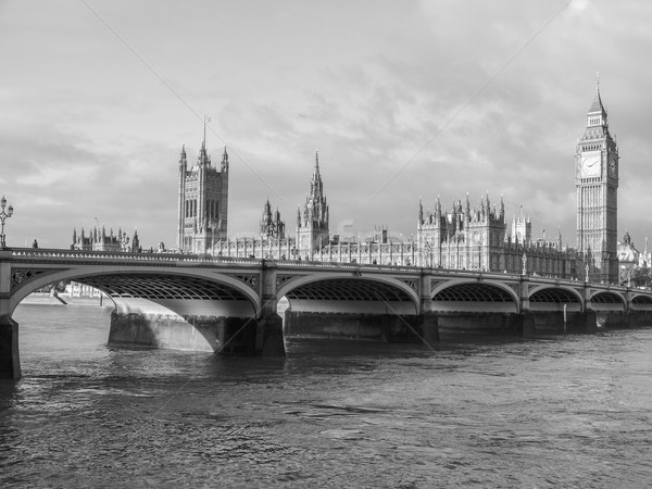 Westminster pont panorama maisons parlement Big Ben [[stock_photo]] © claudiodivizia