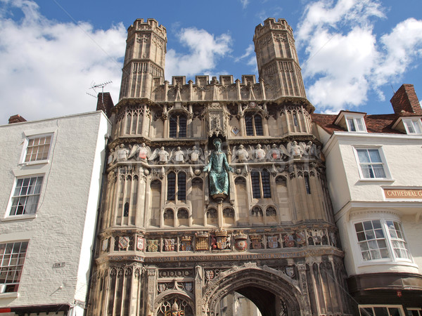 St Augustine Gate in Canterbury Stock photo © claudiodivizia