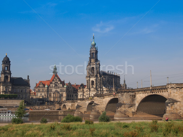 Dresden Hofkirche Stock photo © claudiodivizia