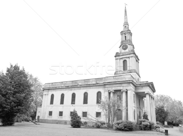 Tüm kilise Londra kavak inşaat dizayn Stok fotoğraf © claudiodivizia