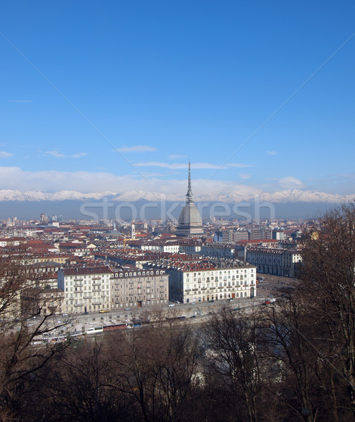 Vue ville torino Skyline panorama [[stock_photo]] © claudiodivizia