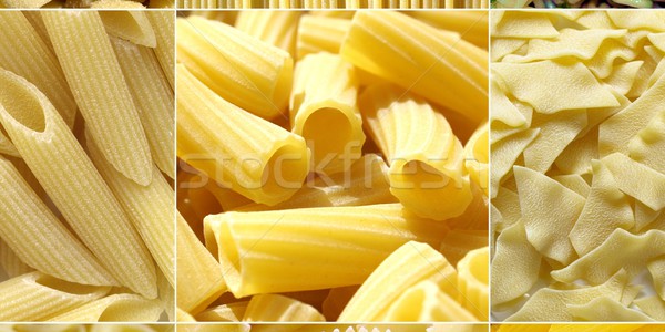 Pasta collage Stock photo © claudiodivizia