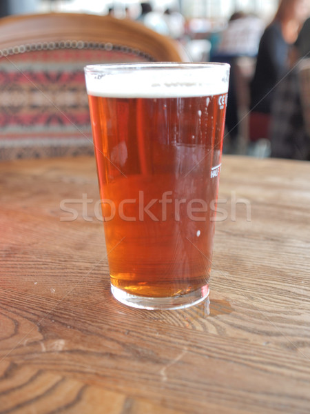 Amer bière pinte anglais verre alcool [[stock_photo]] © claudiodivizia