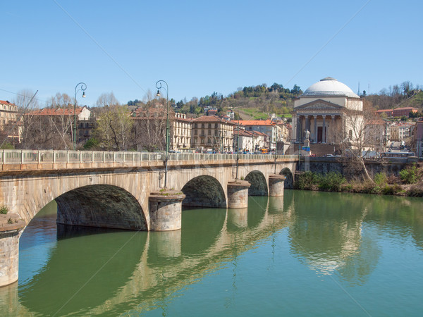 River Po Turin Stock photo © claudiodivizia