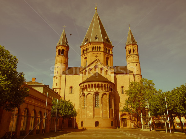 Stock photo: Retro looking Mainz Cathedral