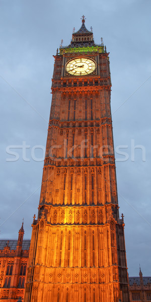 Big Ben Häuser Parlament Westminster Palast London Stock foto © claudiodivizia