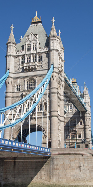 Tower Bridge London Fluss Thames Wasser Europa Stock foto © claudiodivizia