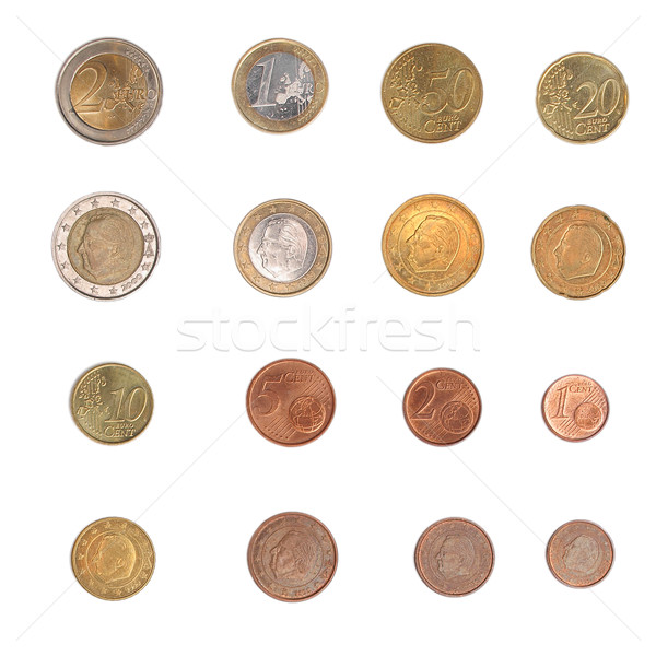 Euro coin - Belgium Stock photo © claudiodivizia